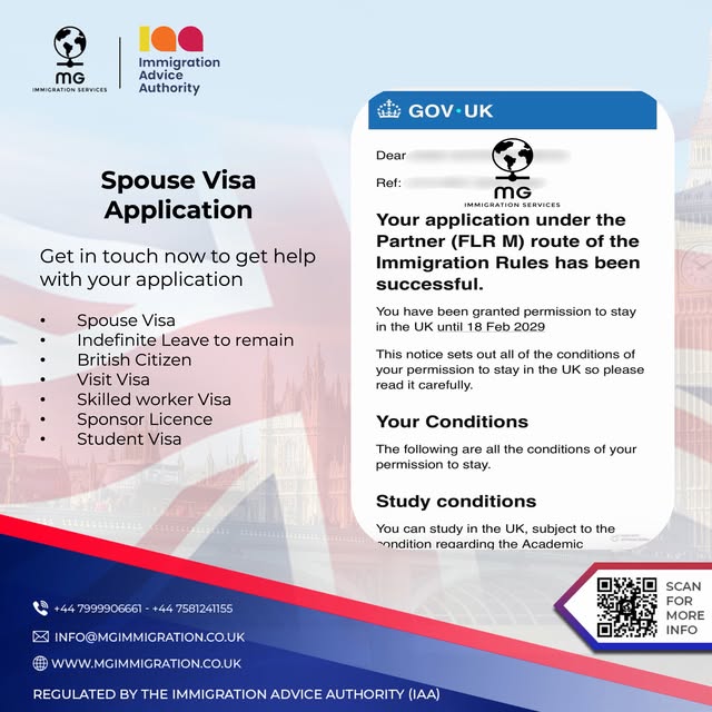 Spouse visa application
